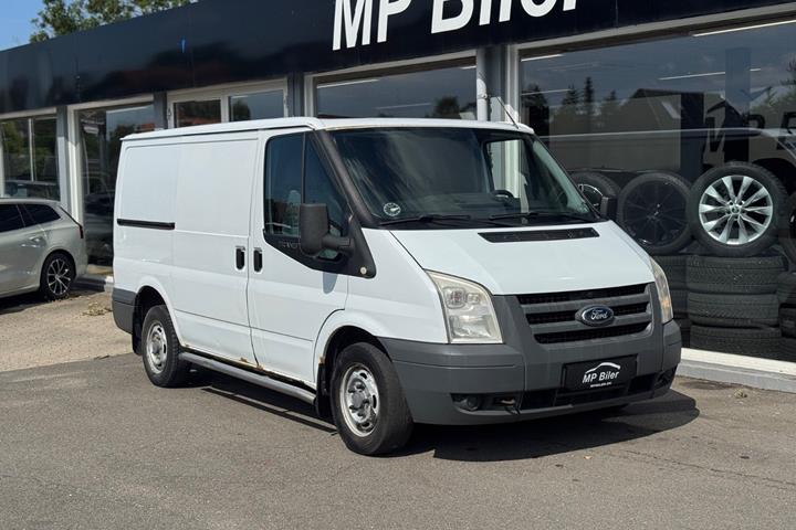 Hvid Ford Transit 280S Van fra 2011 set udefra