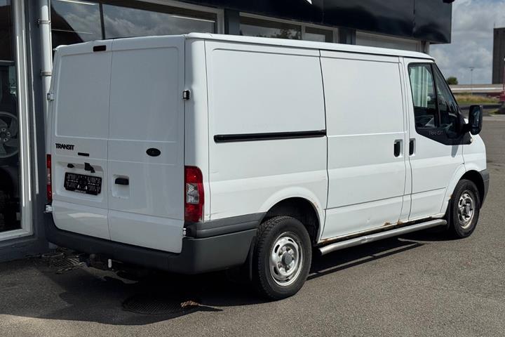 Hvid Ford Transit 280S Van fra 2011 set udefra