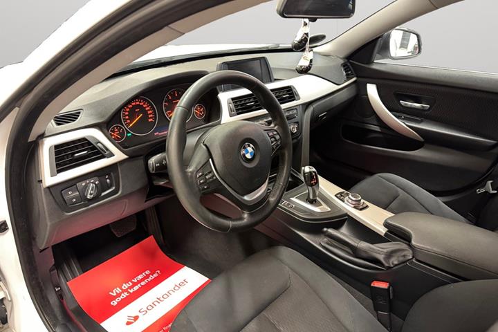 Hvid BMW 420d fra 2017