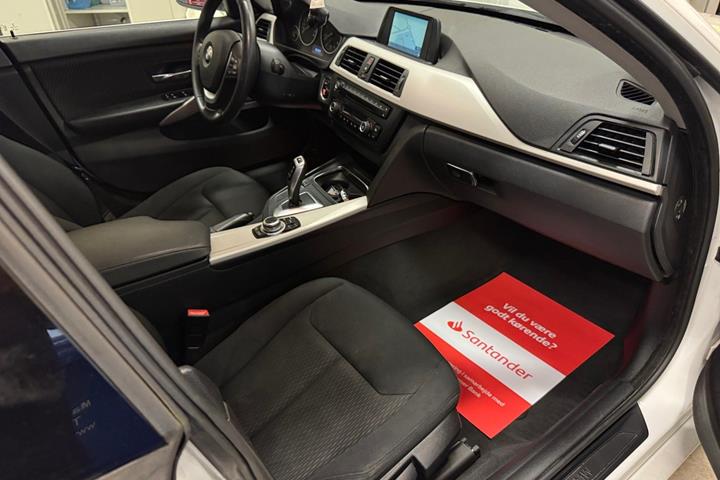 Hvid BMW 420d fra 2017