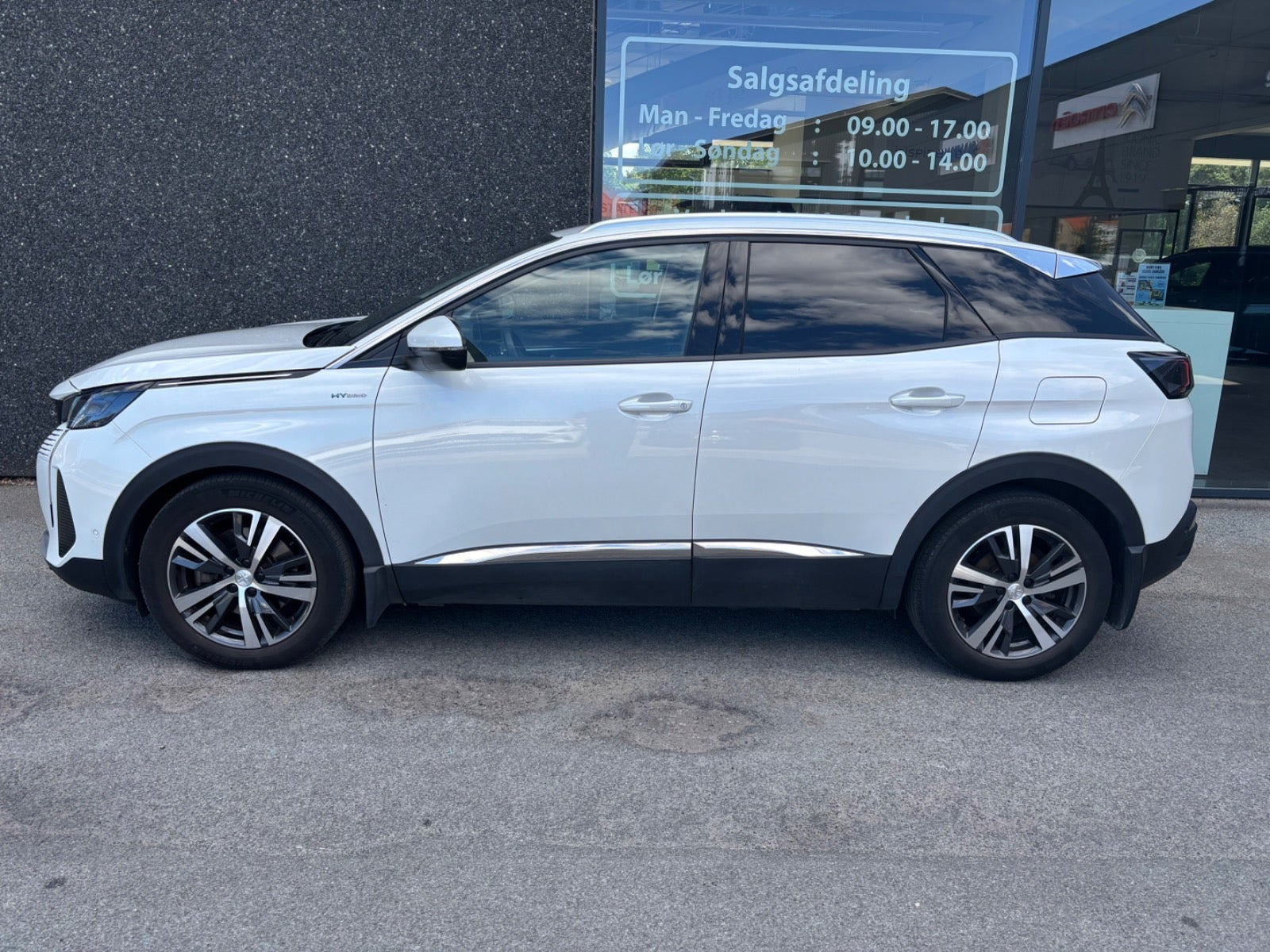 Hvid Peugeot 3008 fra 2021