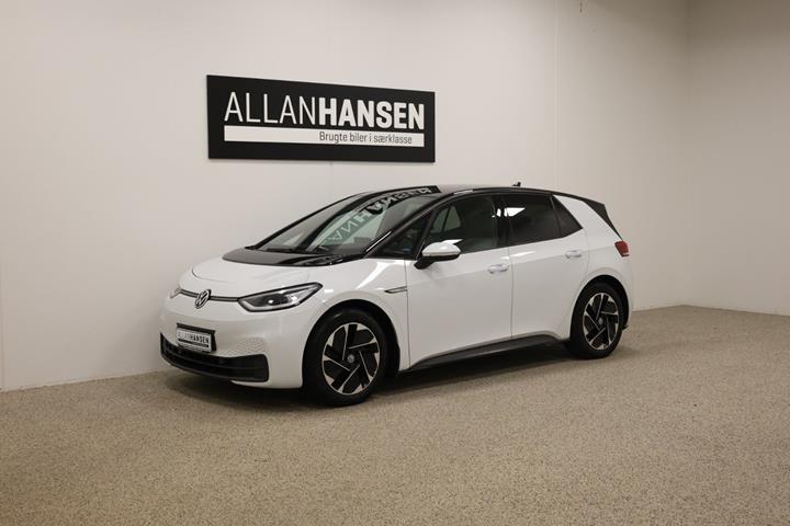 Hvid VW ID.3 fra 2021