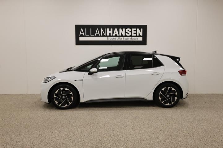 Hvid VW ID.3 fra 2021