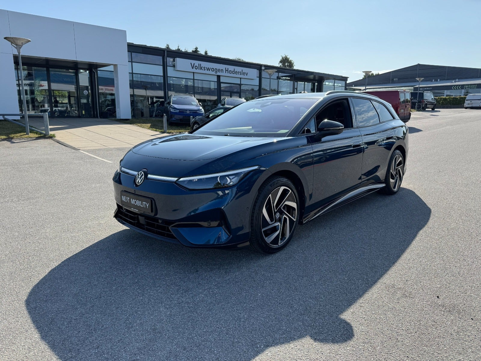Blå VW ID.7 fra 2025