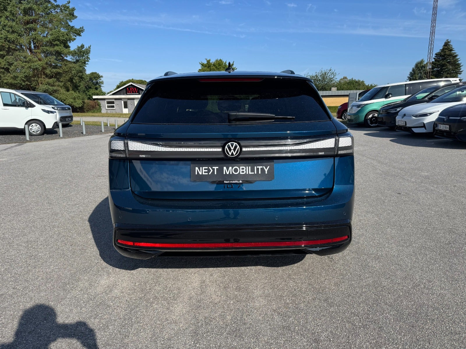 Blå VW ID.7 fra 2025
