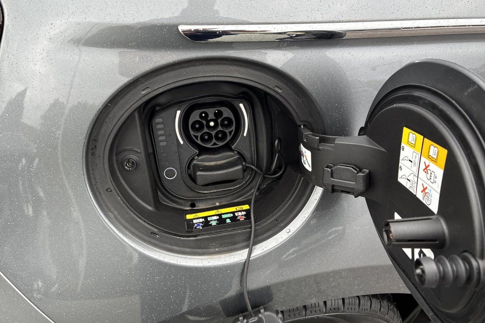 Sølv Fiat 500e fra 2023