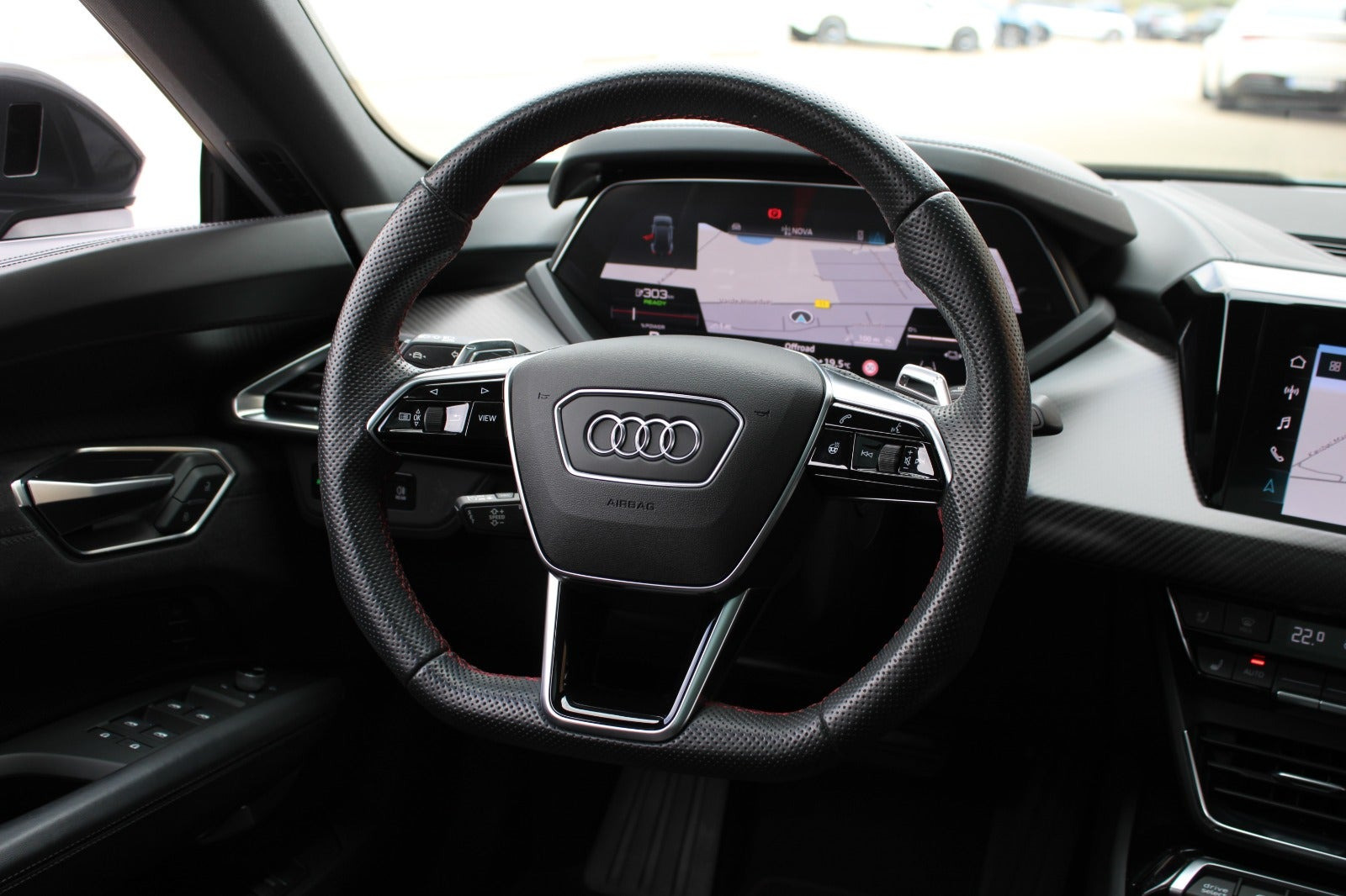 Grå Audi e-tron GT fra 2022