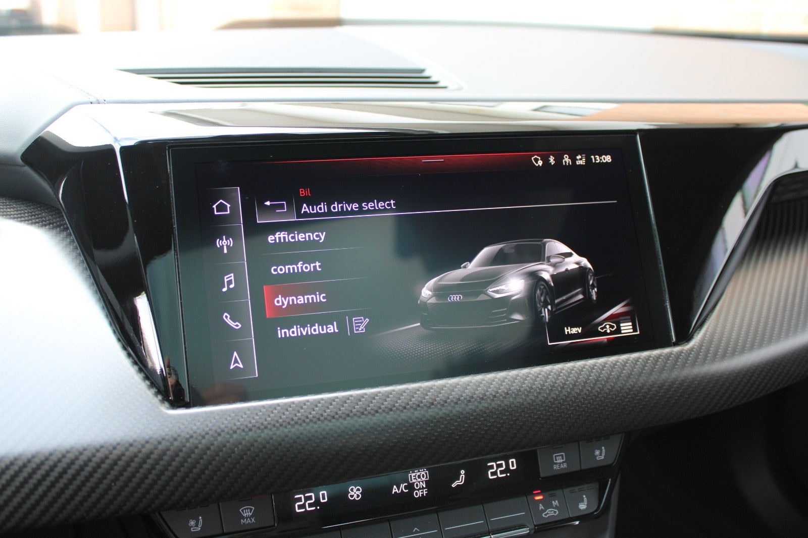 Grå Audi e-tron GT fra 2022