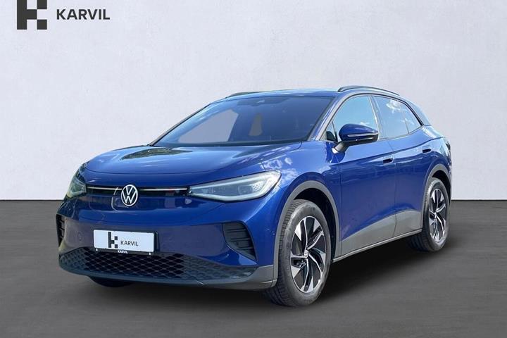 Blå VW ID.4 fra 2024 set udefra