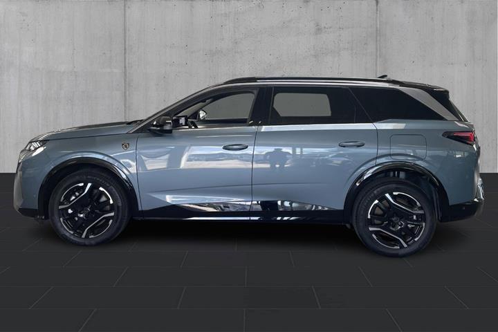 Blå Peugeot e-5008 fra 2025