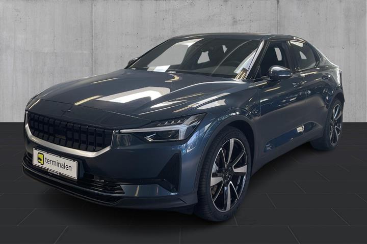 Blå Polestar 2 fra 2023