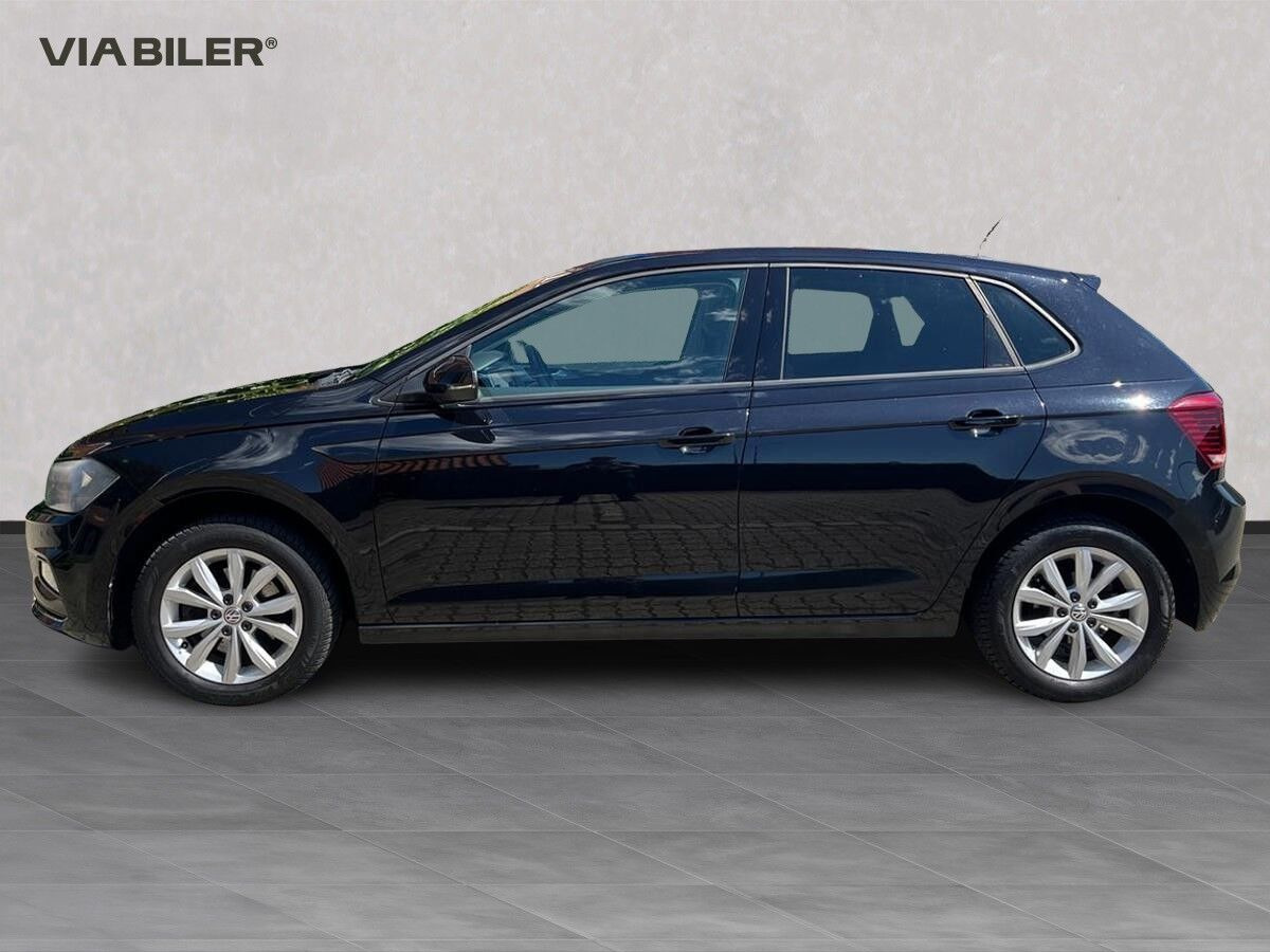 Sort VW Polo fra 2018