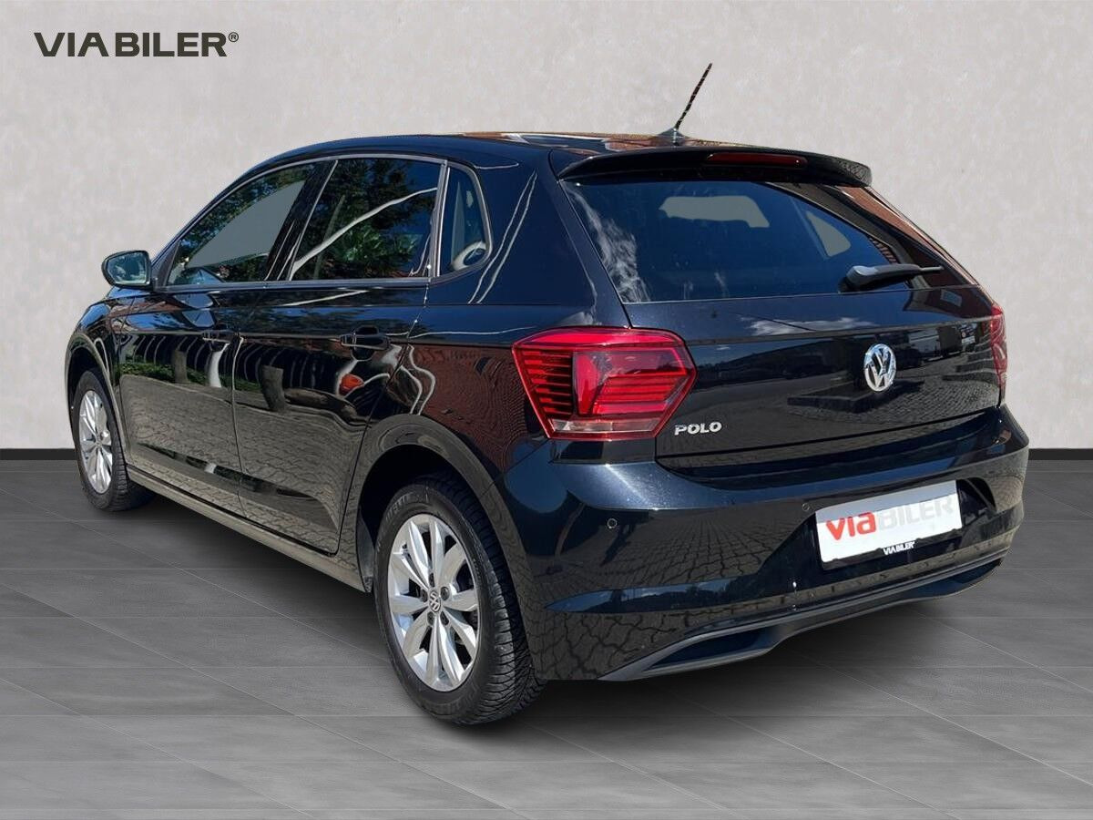 Sort VW Polo fra 2018
