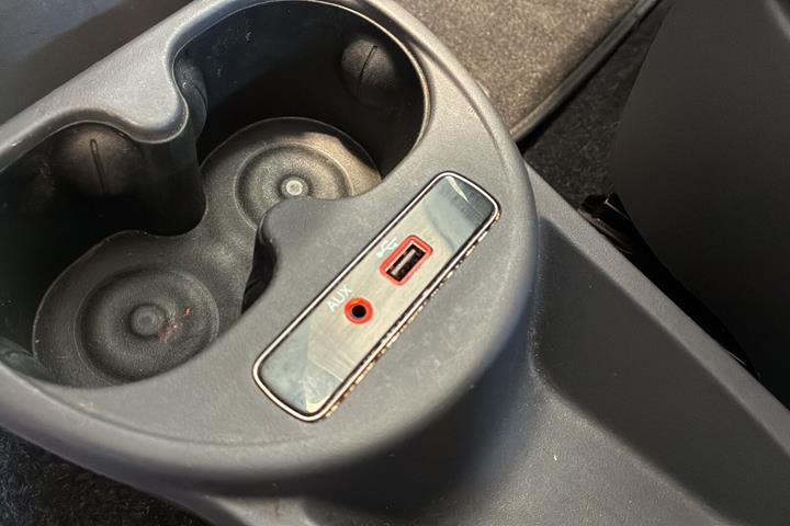 Rød Fiat 500 fra 2016