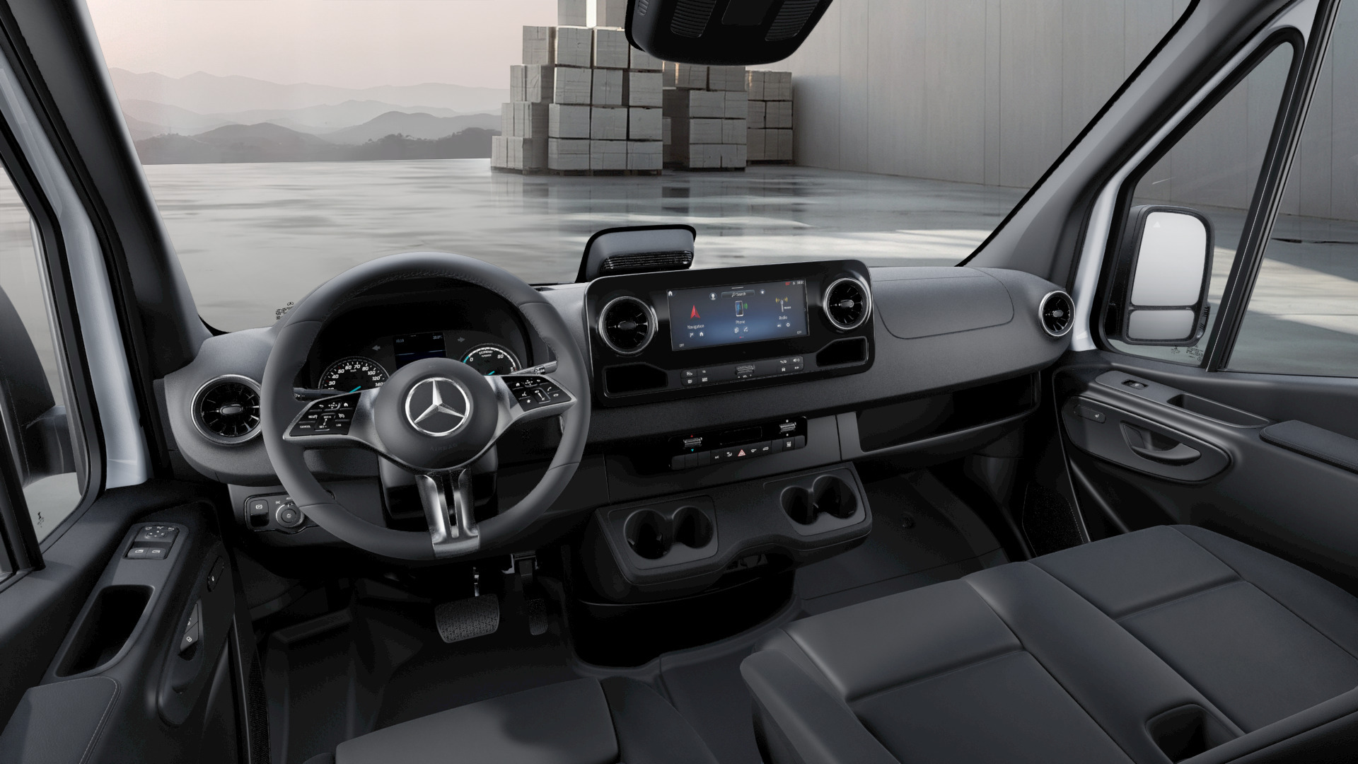 Hvid Mercedes eSprinter fra 2026
