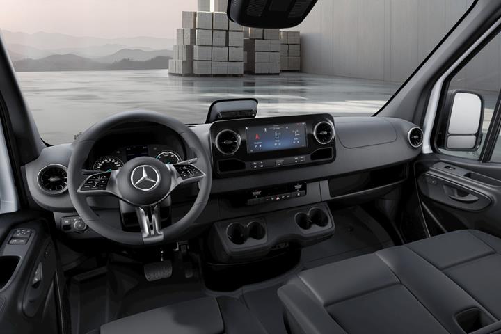 Hvid Mercedes eSprinter fra 2026
