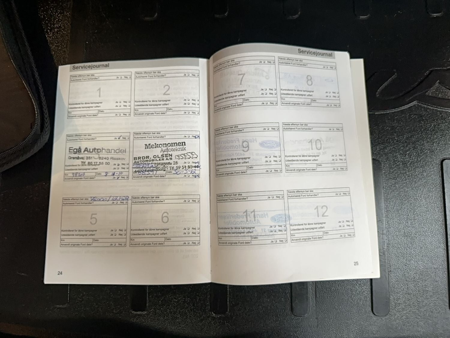 Sort Ford Focus fra 2012