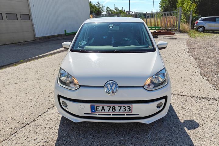 Gul VW UP! fra 2013