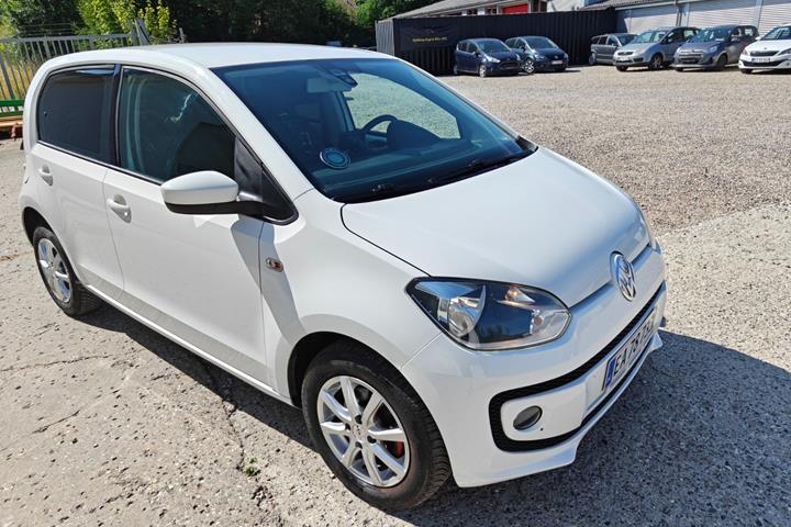 Gul VW UP! fra 2013