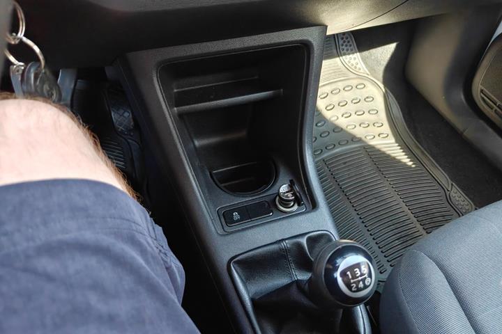 Gul VW UP! fra 2013