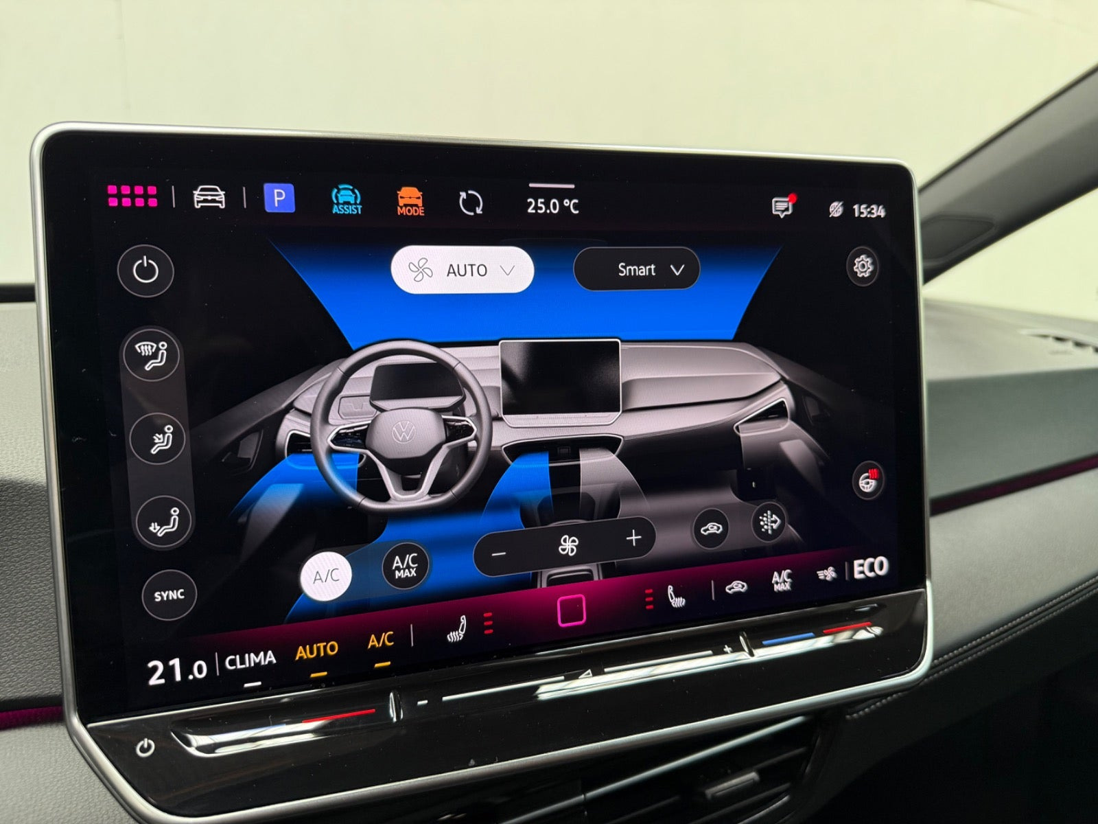 Blå VW ID.3 fra 2025