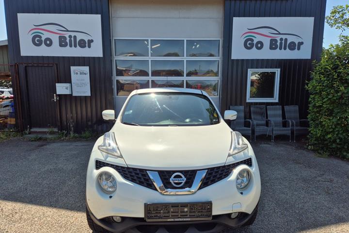 Grøn Nissan Juke fra 2011