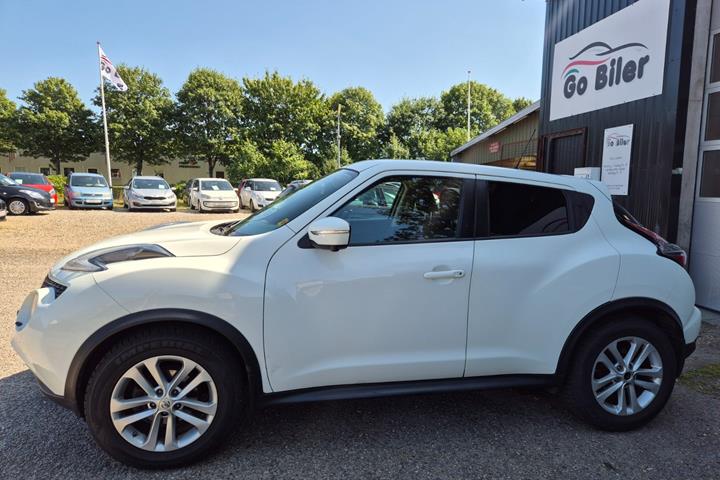 Grøn Nissan Juke fra 2011