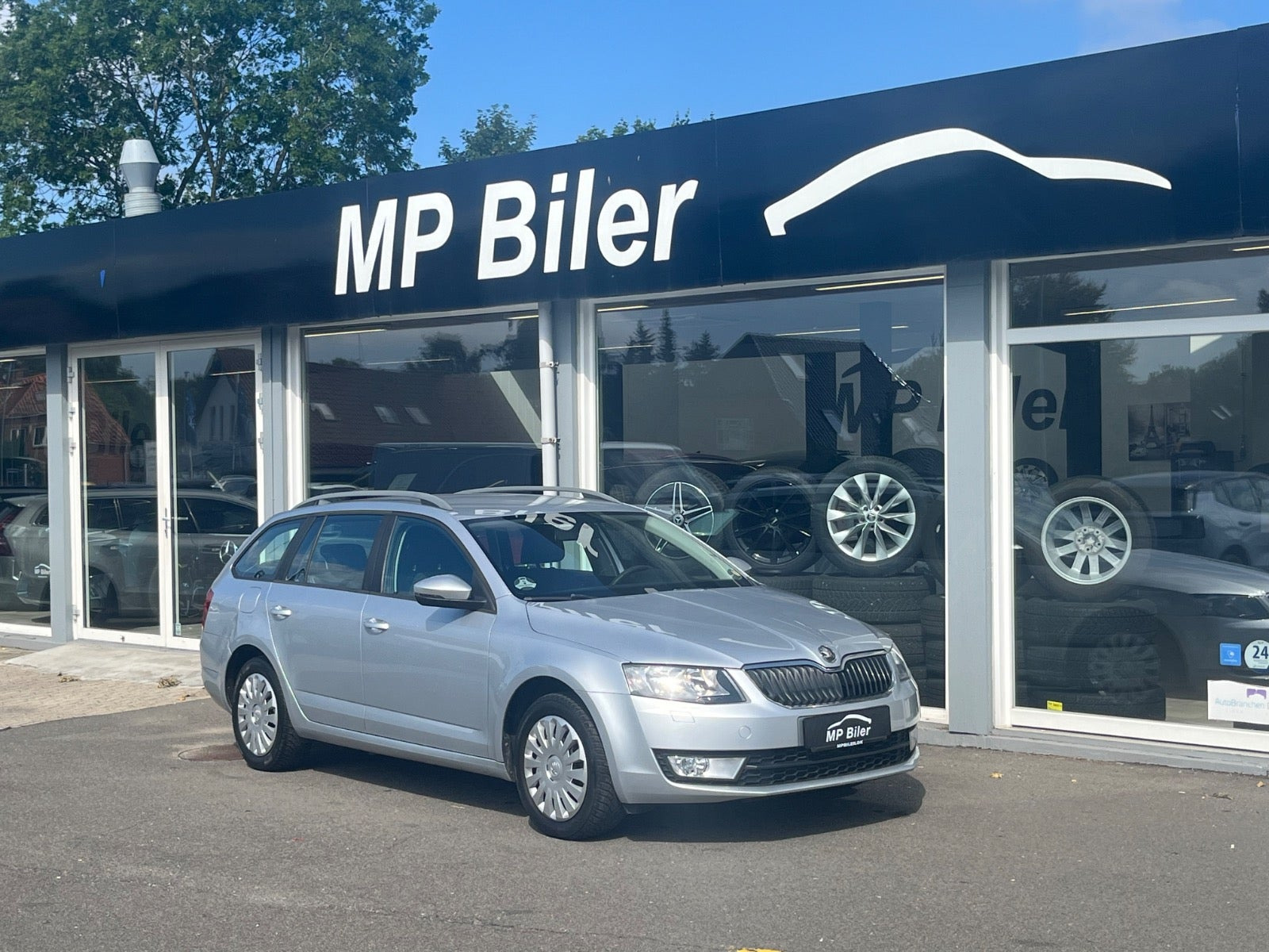 Sølv Skoda Octavia fra 2014