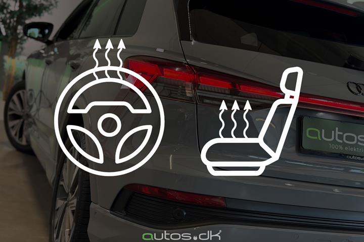 Grå Audi Q4 e-tron fra 2023