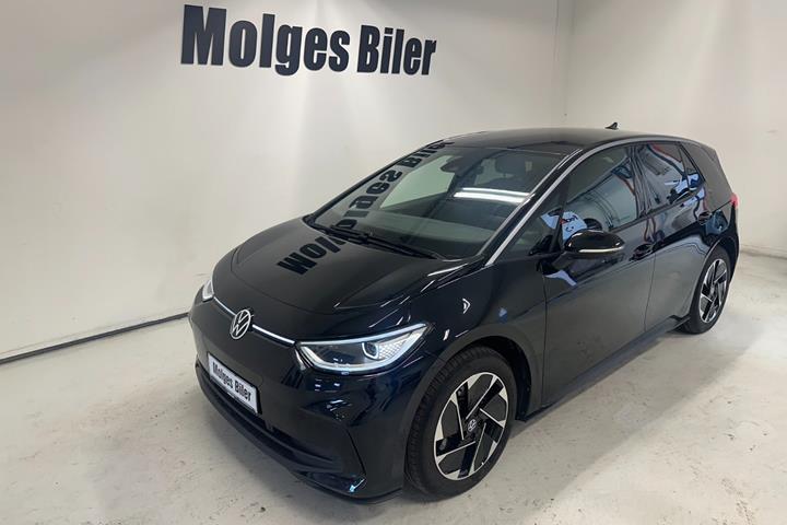 Sort VW ID.3 fra 2025 set udefra