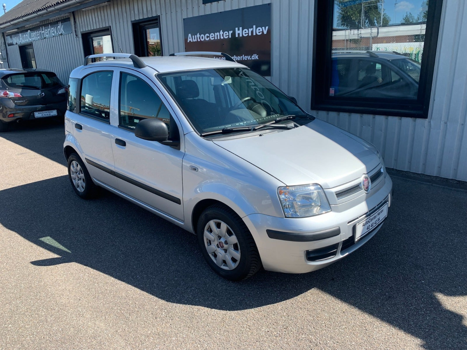 Sølv Fiat Panda fra 2011