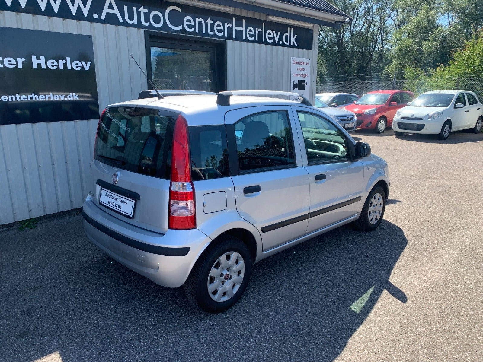 Sølv Fiat Panda fra 2011