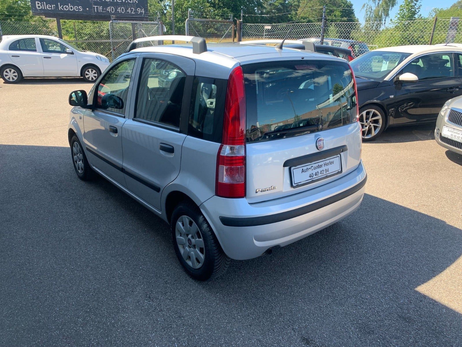 Sølv Fiat Panda fra 2011