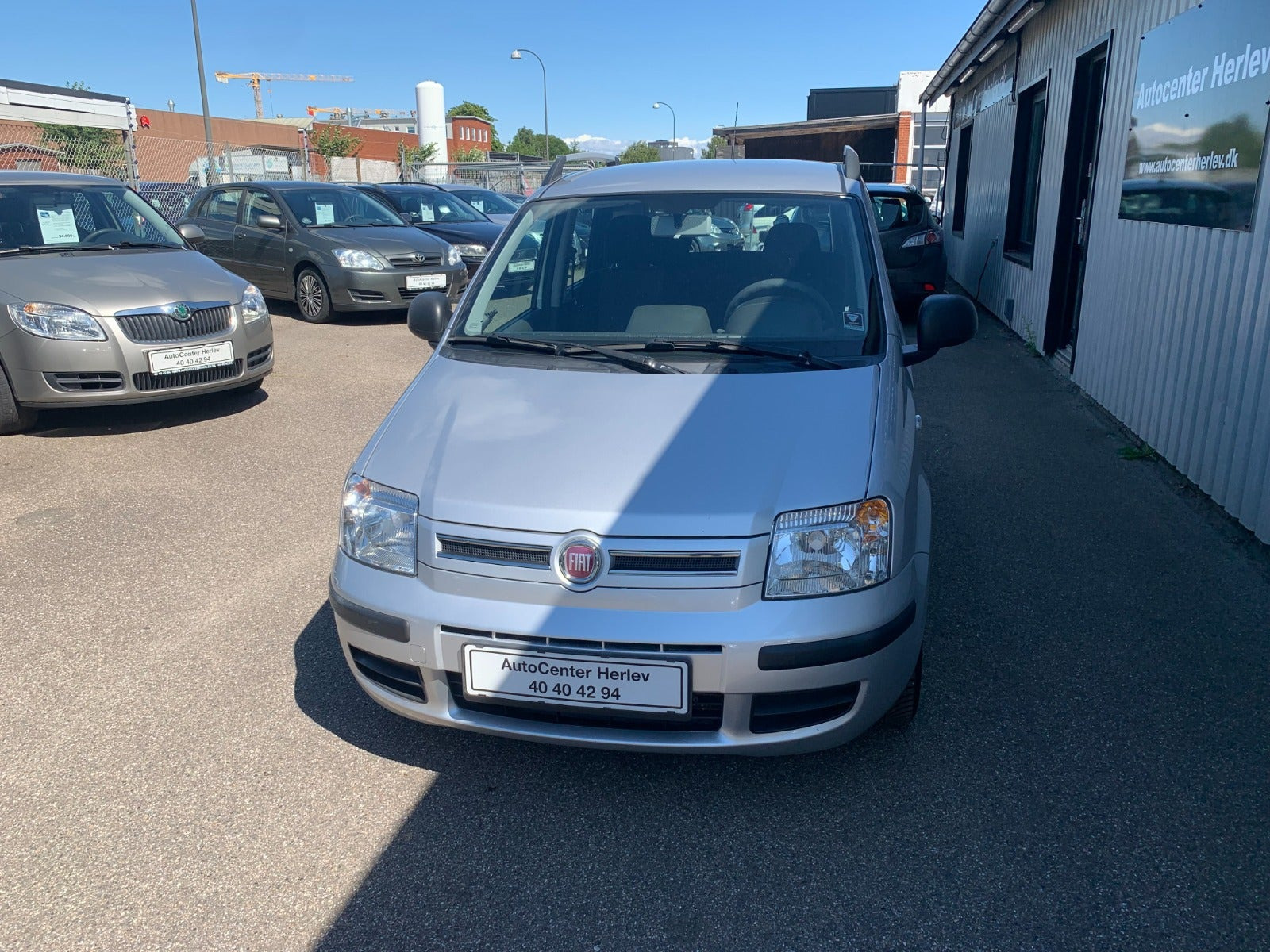 Sølv Fiat Panda fra 2011