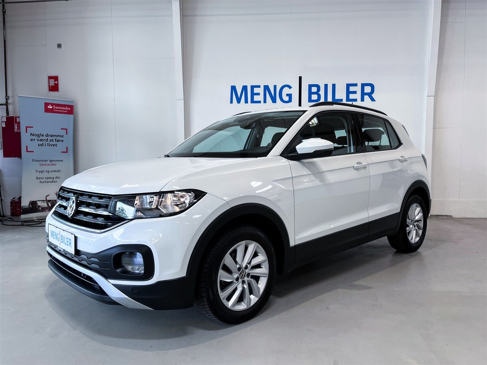 Hvid VW T-Cross fra 2021