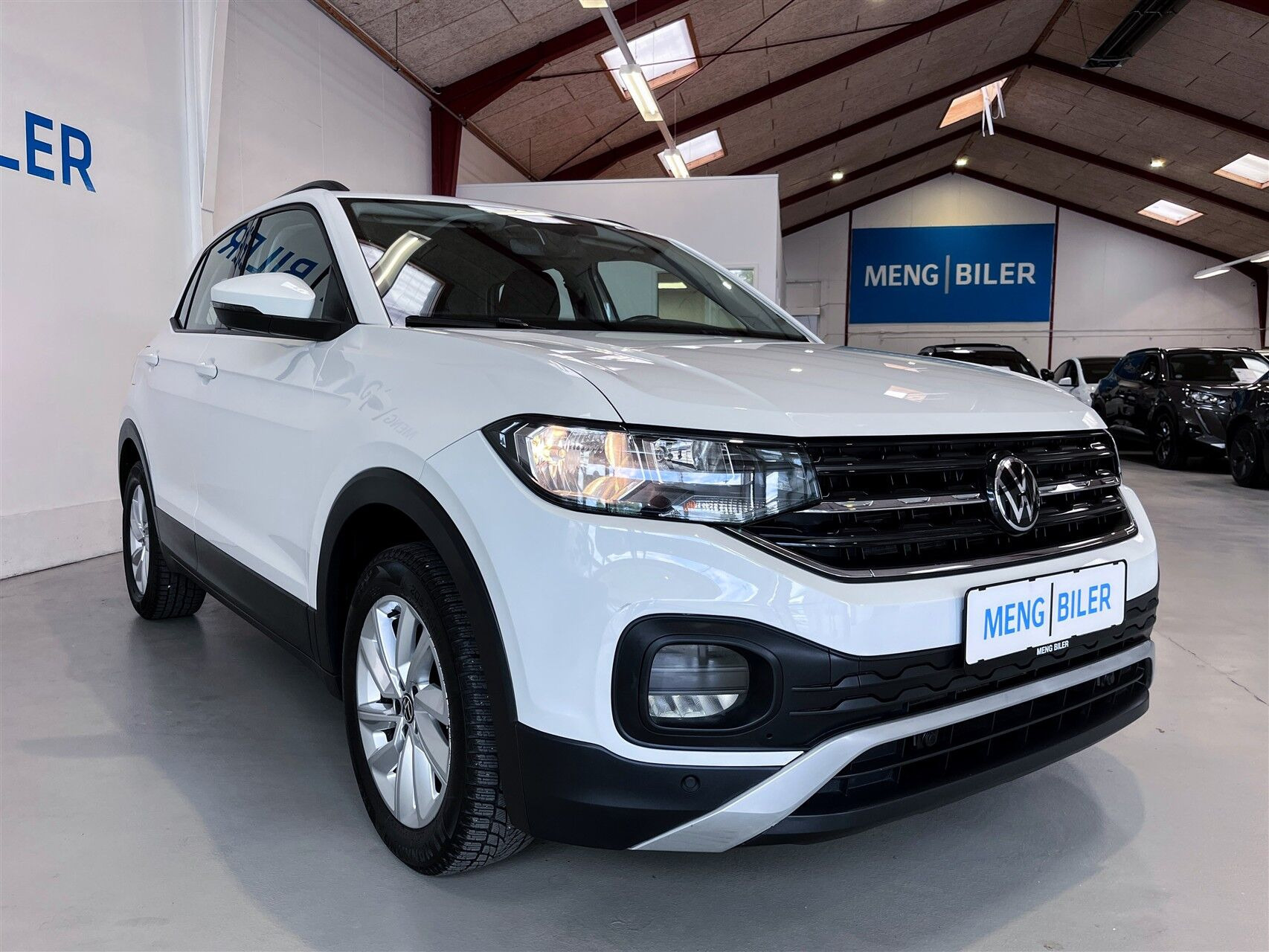 Hvid VW T-Cross fra 2021