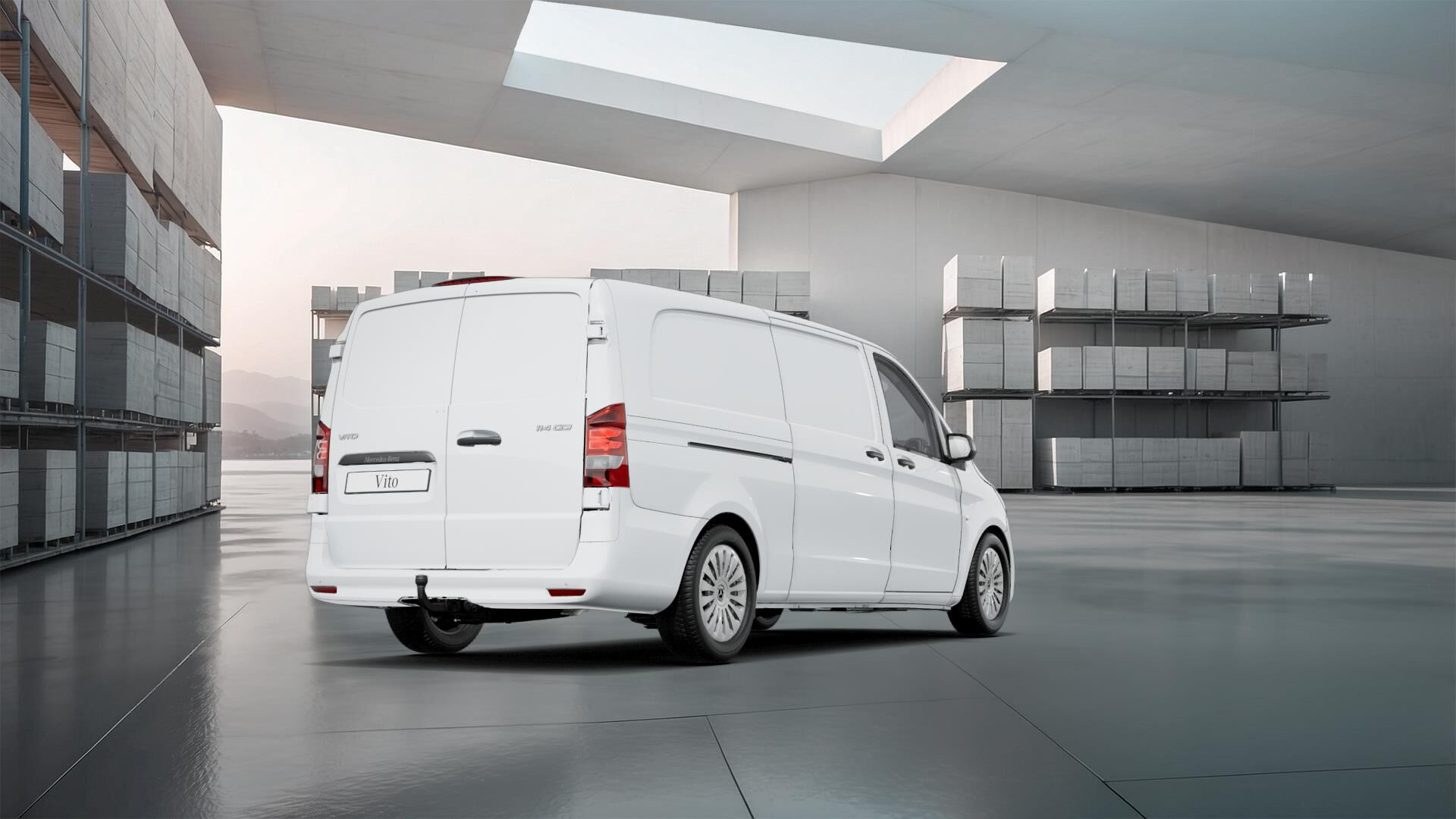 Hvid Mercedes Vito fra 2025