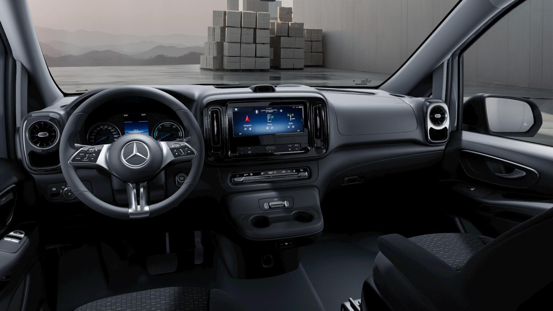 Hvid Mercedes eVito fra 2025