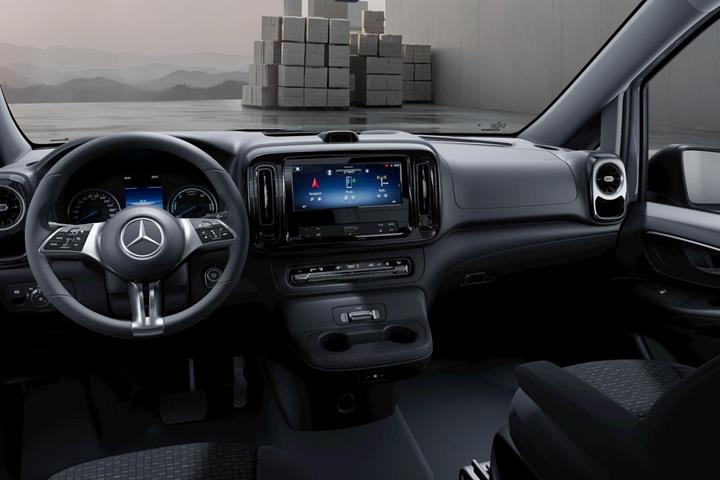 Hvid Mercedes eVito fra 2025