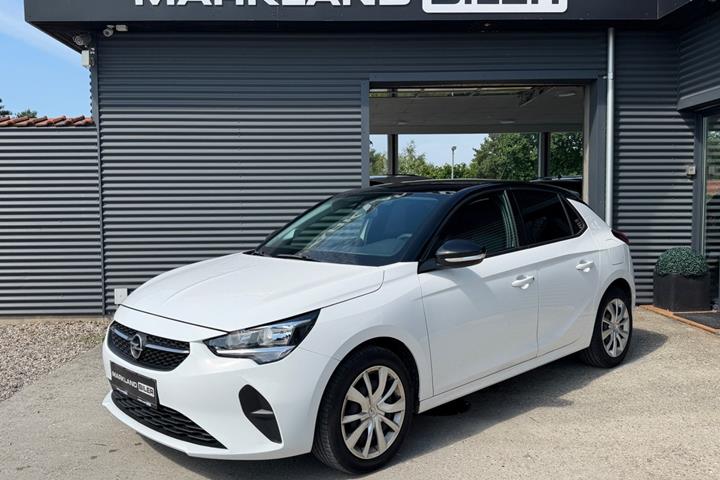 Hvid Opel Corsa fra 2020