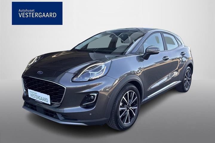 Grå Ford Puma fra 2021 set udefra