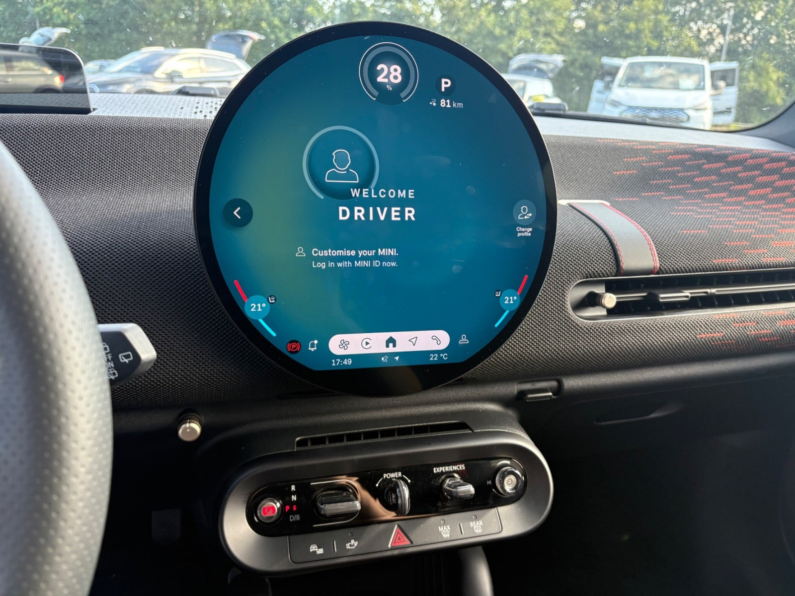 Grå Mini Cooper SE fra 2024