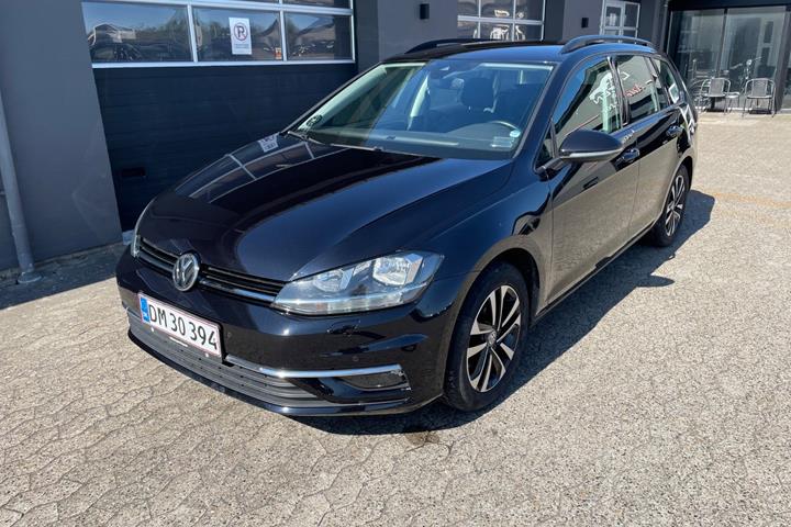Sort VW Golf VII fra 2019