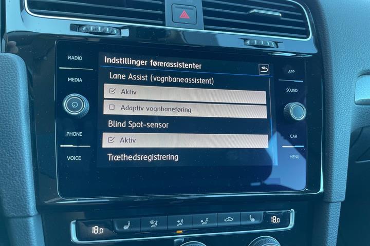 Sort VW Golf VII fra 2019