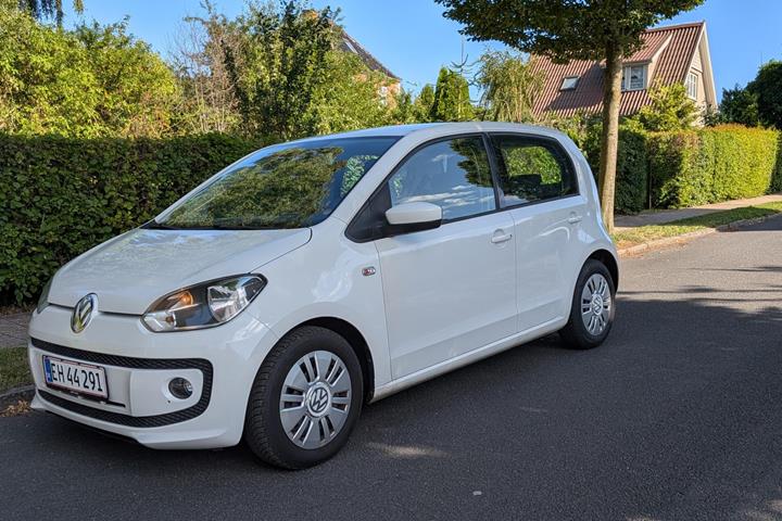 Hvid VW UP! fra 2013