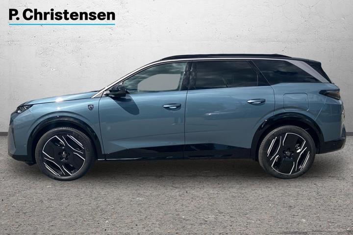 Blå Peugeot e-5008 fra 2024