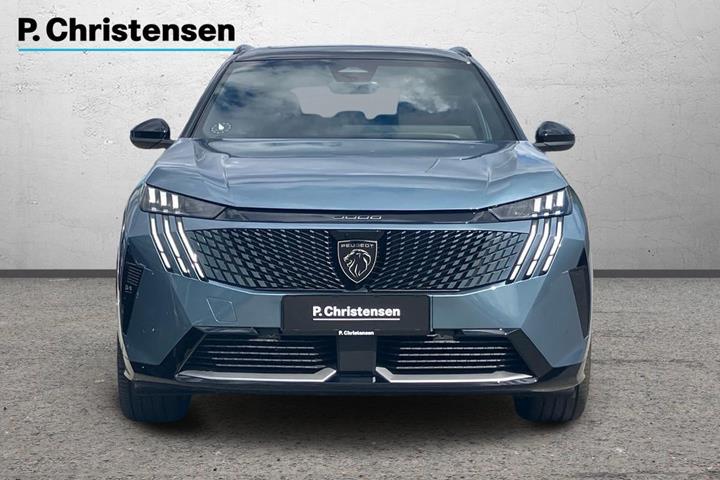 Blå Peugeot e-5008 fra 2024