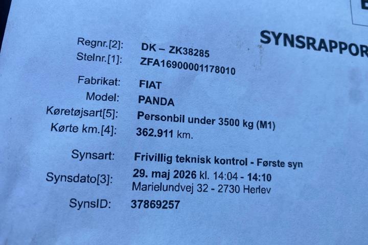 undefined Fiat Panda fra 2008