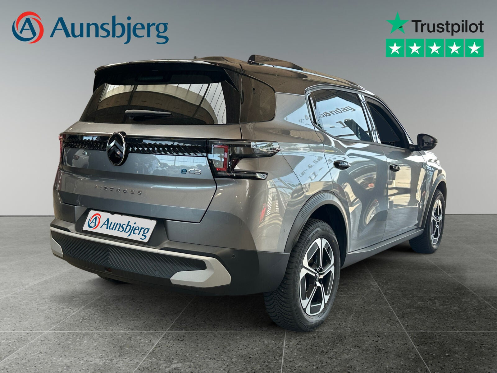Grå Citroën e-C3 Aircross fra 2025