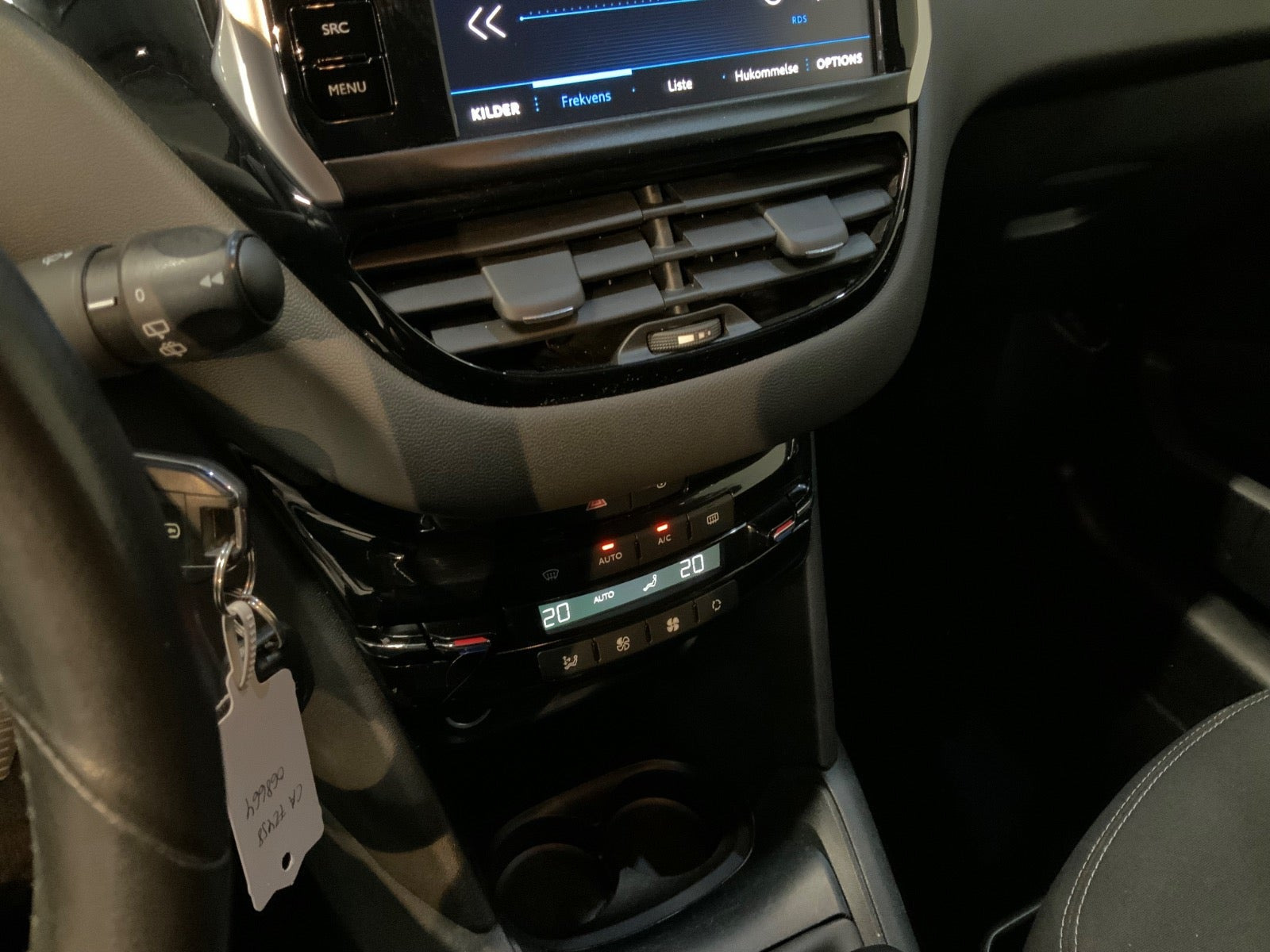 Sort Peugeot 208 fra 2018